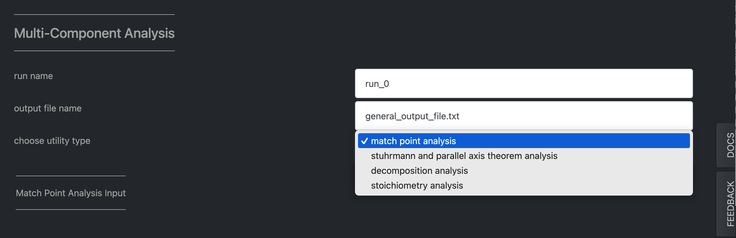 Multiple Component Analysis multi_component_analysis